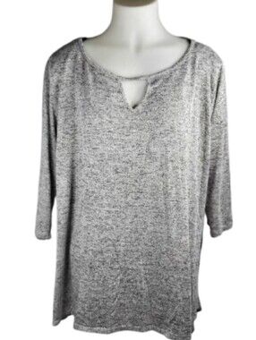 Obsession Gray Top Sz 3X